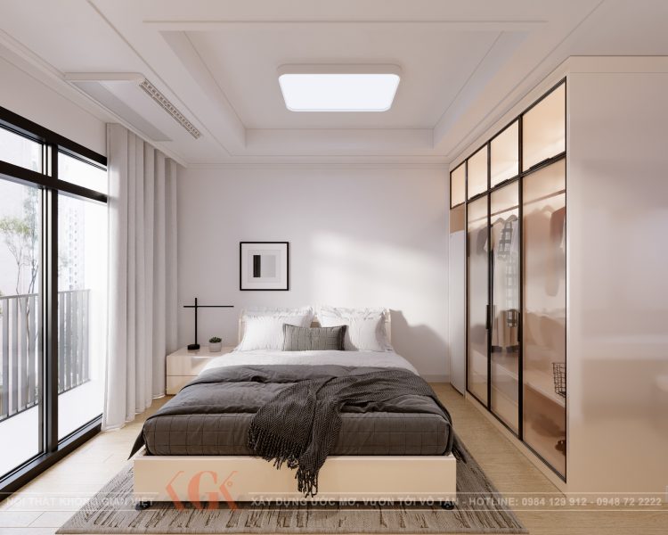 dự án thiết kế nội thất phòng ngủ modern