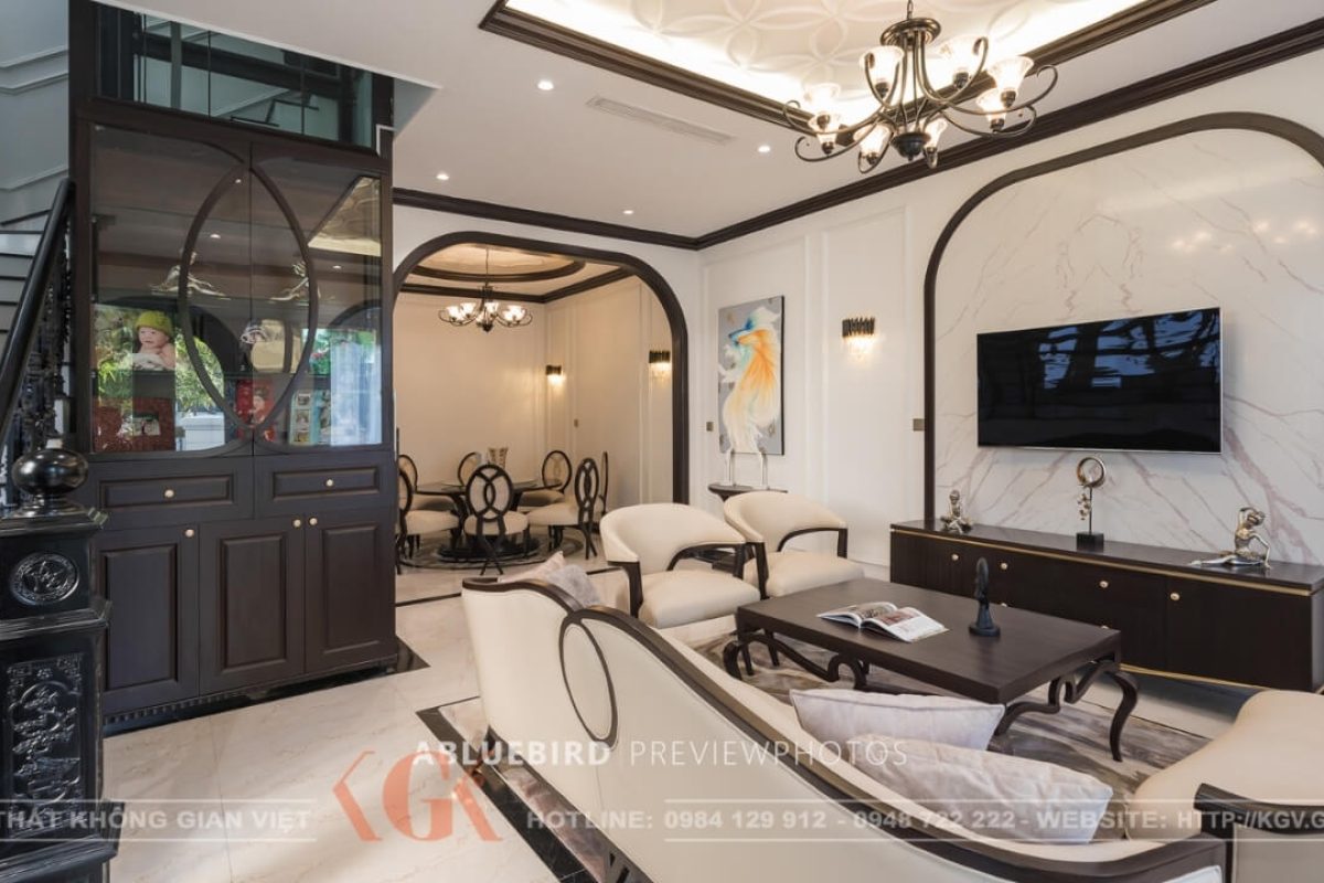 Thiết kế nội thất biệt thự Indochine 09-31 – Chị Hoà