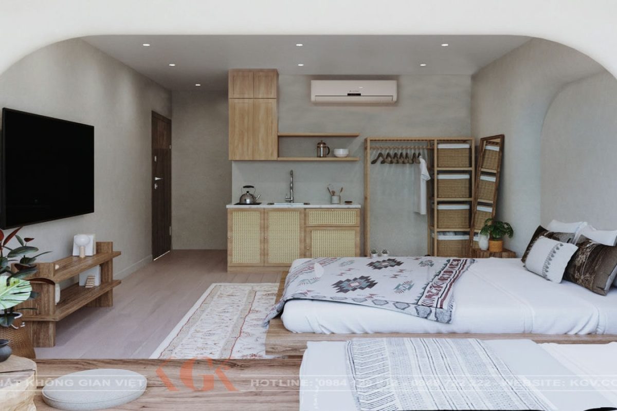 Thiết kế nội thất chung cư FK House Long Biên