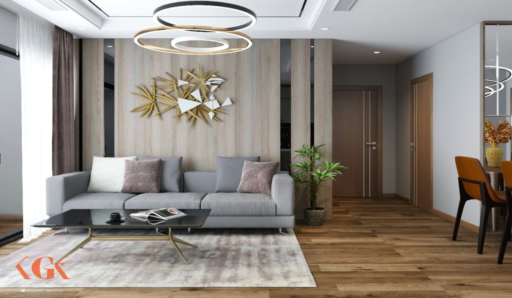 Thiết kế nội thất chung cư Vinhome Skylake – Căn 17